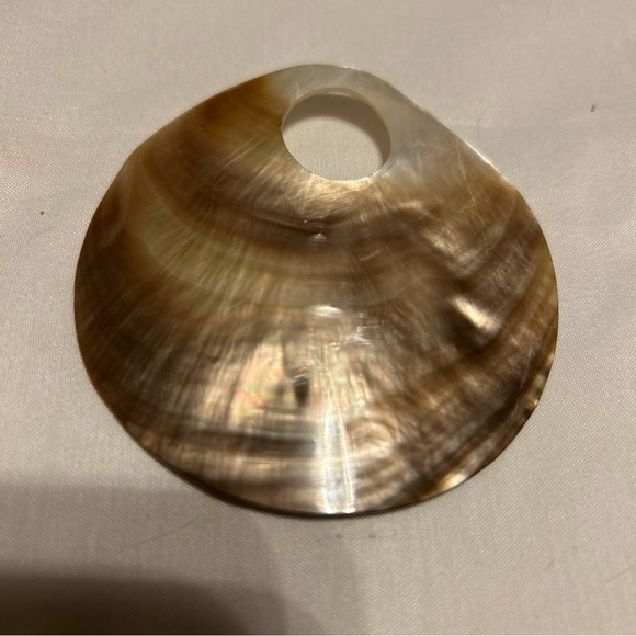 Natural Polished Mother Of Pearl Sea Shell Pendant Charm For Necklace Craft new - Picture 5 of 12